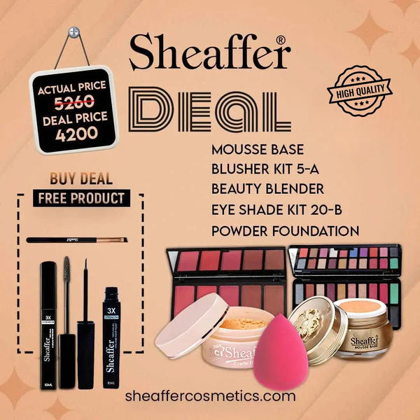 Sheaffer Beauty Essentials – All-in-One Makeup Bundle