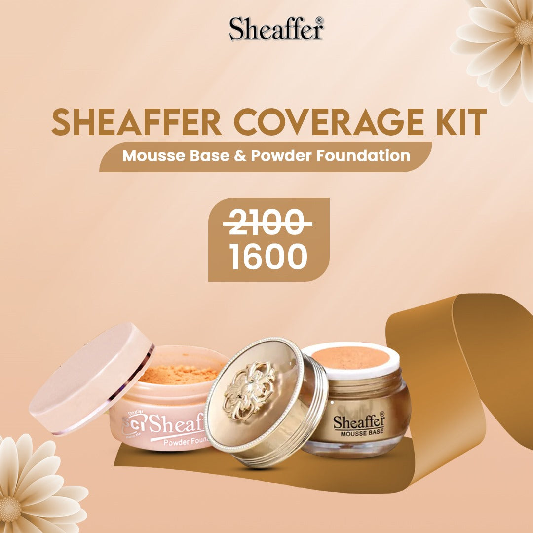 Sheaffer Coverage Kit - Mousse Base & Powder Foundation – Sheaffer ...