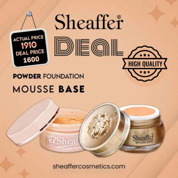 Sheaffer Coverage Kit - Mousse Base & Powder Foundation