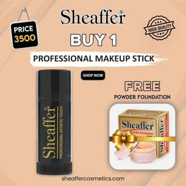 Sheaffer Glow Set – Makeup Stick & Free Powder Foundation